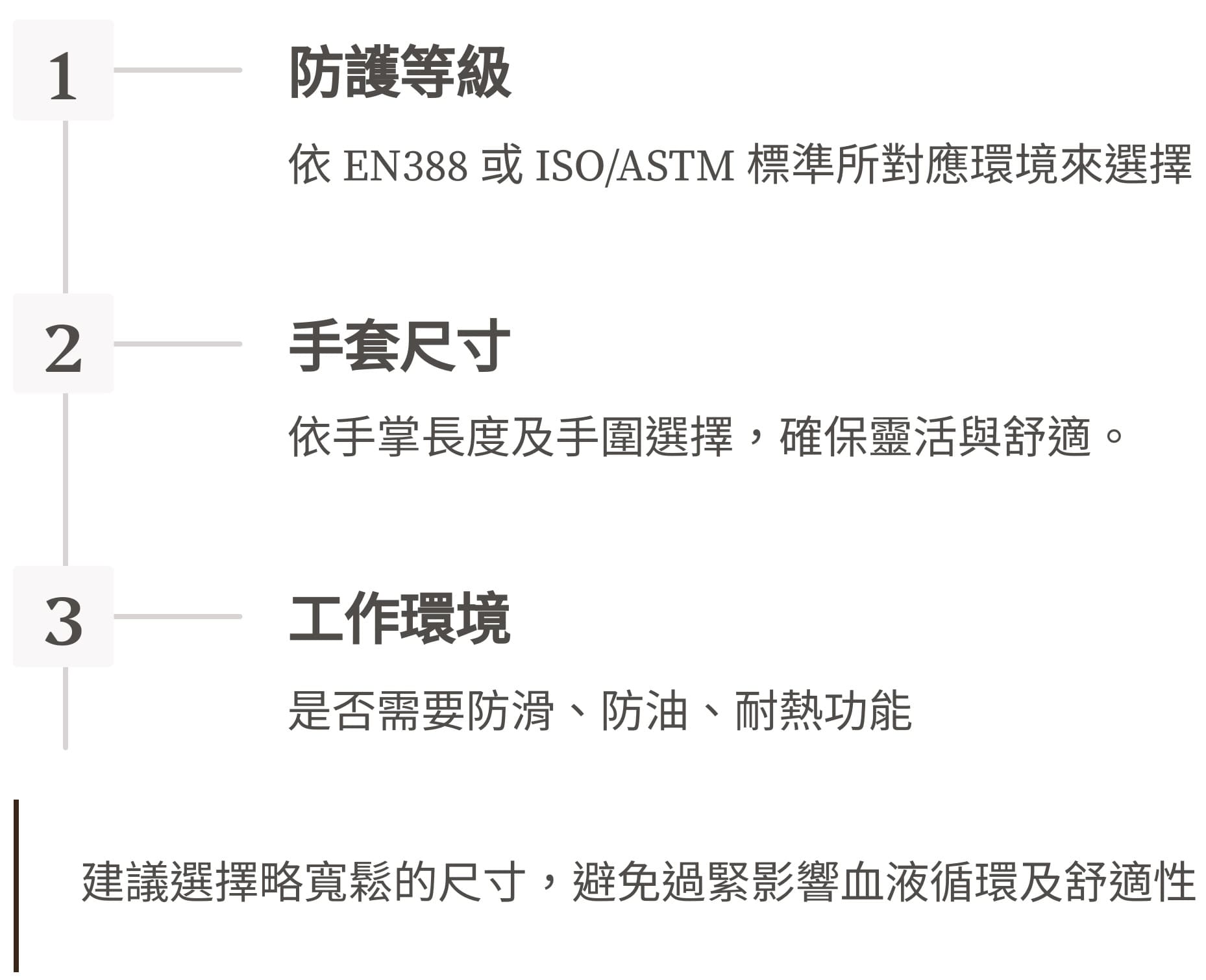 如何挑選防切割手套
